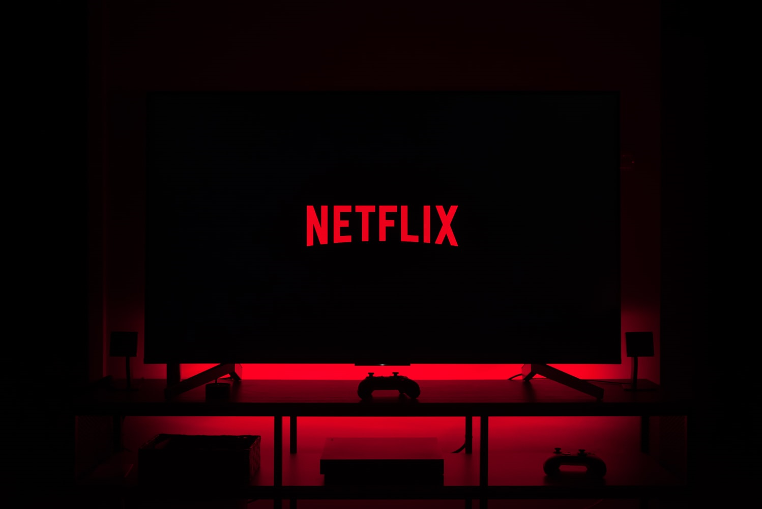 Netflix Logo on a Television